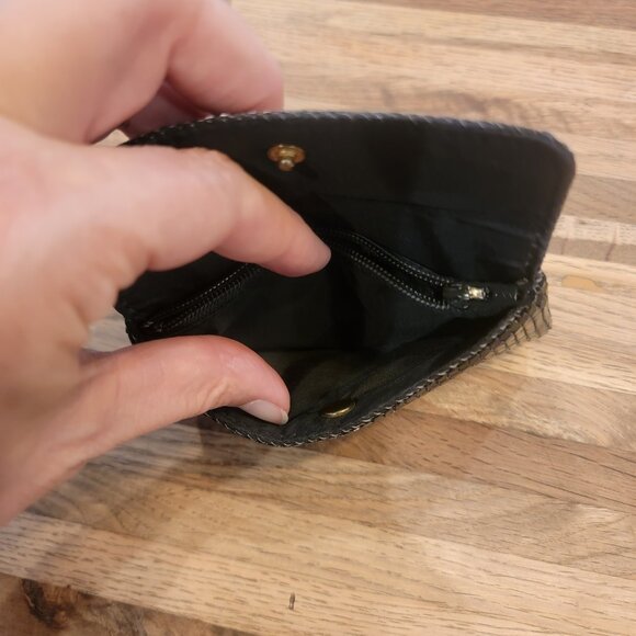 Small Black Metal Mesh Coin Purse/Wallet/Mini Bag - Picture 7 of 11